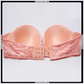 Underwire Embellished Floral Net Padded Bra