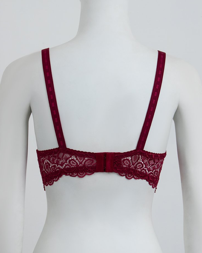 Lace Design Non-Padded Non-Wired Bra