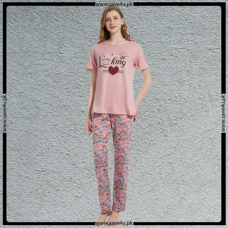 Printed Jersy Cotton Summer's Pajama Set