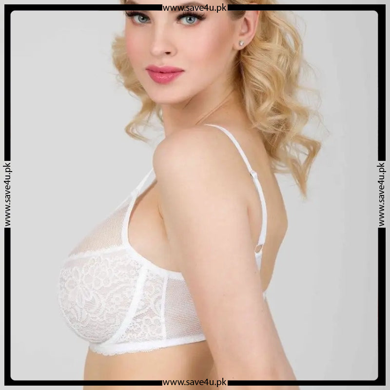 Lace Trimed Thin Padded Bra