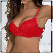 Load image into Gallery viewer, Thin Padded Underwired Soft Lace Bra
