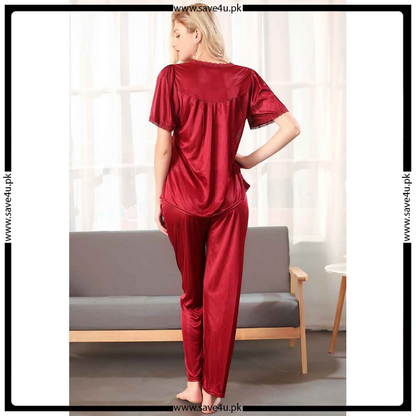 Silk Nightwear Pajama's Set