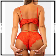 Load image into Gallery viewer, Alluring Soft Net Lingerie Set
