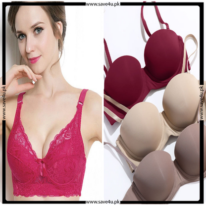 Pack Of 2 Thin Padded Bras