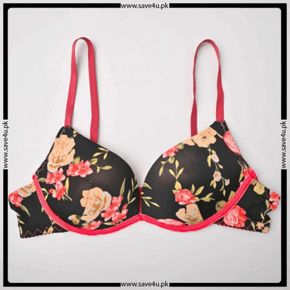 Double Padded Printed Soft Cups Seamless Bra