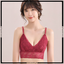 Load image into Gallery viewer, Floral Lace Design Removable Pads Bra
