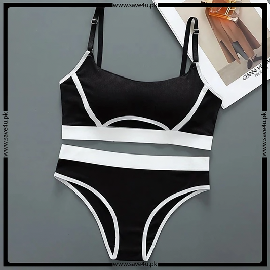 Soft Removable Padded Sports Bra Set