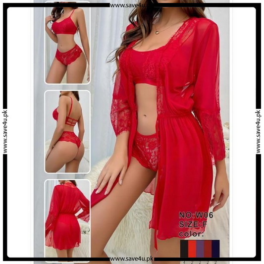 3 Pcs Twilight Temptation Nighty