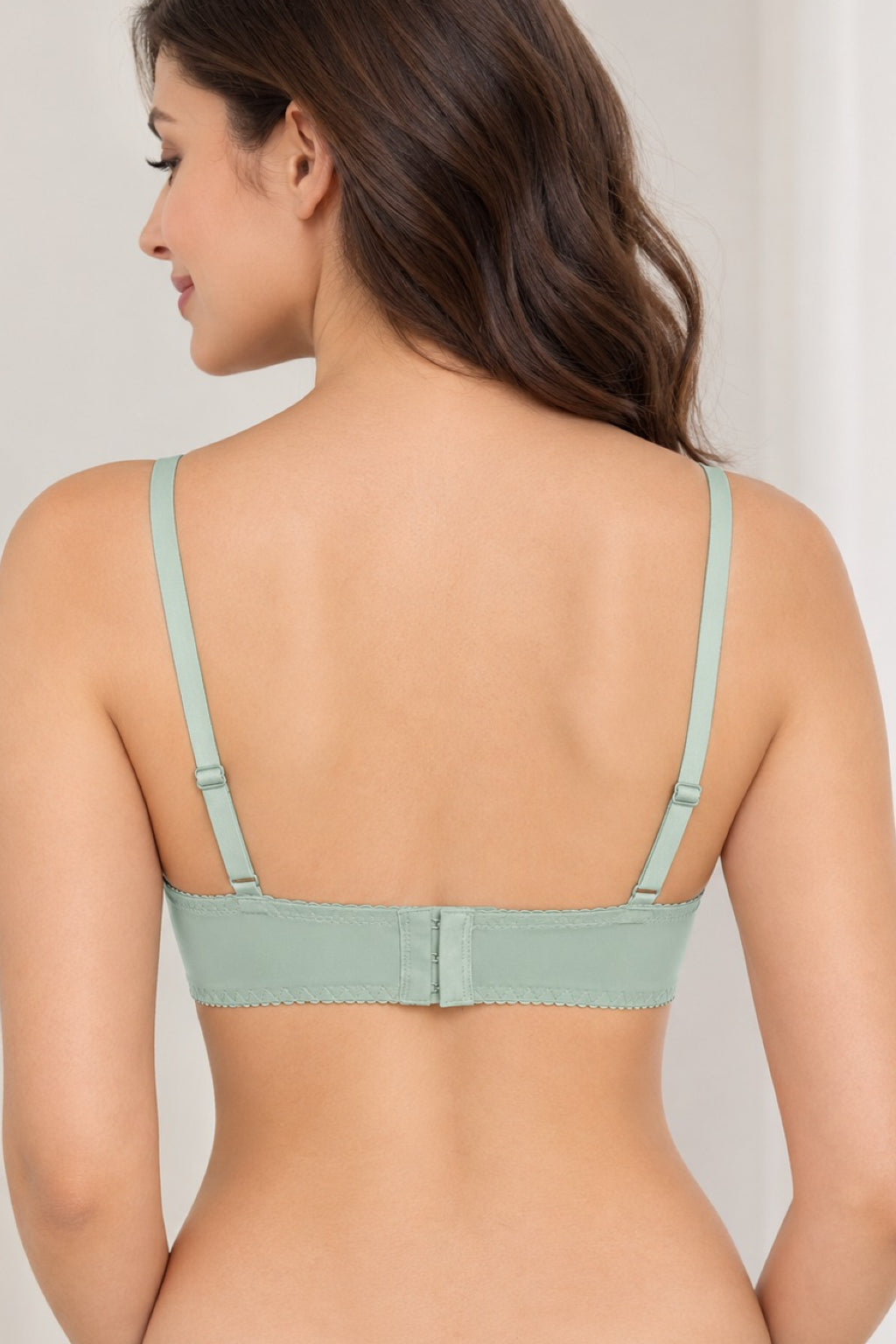 Snow Petal Lace Padded Bra