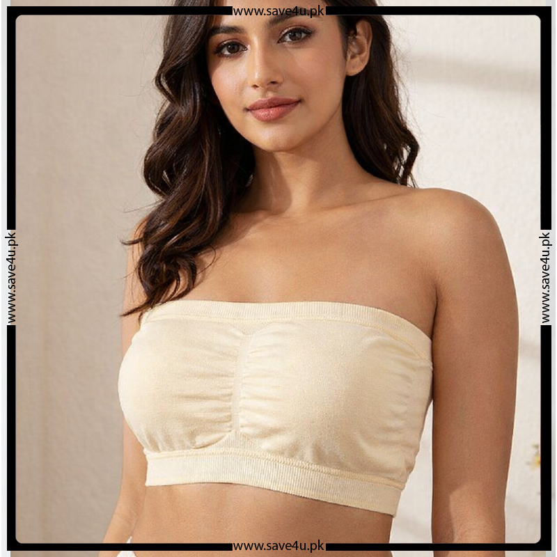 Jersy Cotton Padded & Non Wired Strapless