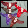 Pack of 2 Erotic Leather G-String Panties
