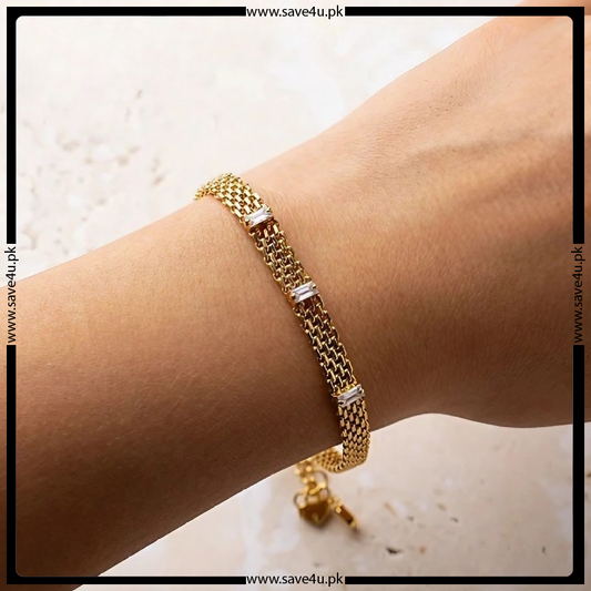 Gold Color Imported Chain Bracelet