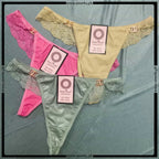 Pack of 2 Erotic Leather G-String Panties