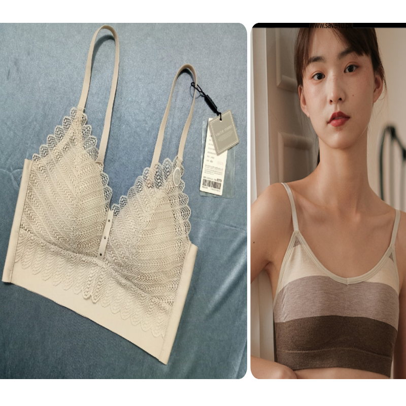 Pack of 2 Thin Padded Wireless Bra