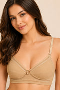 Non Padded Jersey Cotton Seamless Bra