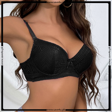 Load image into Gallery viewer, Thin Padded Underwired Soft Lace Bra
