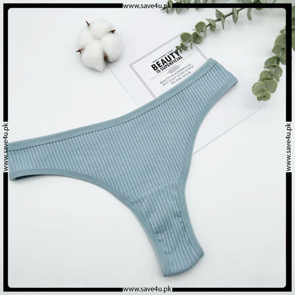 Pack of 2 Jersy Cotton Essential Thongs