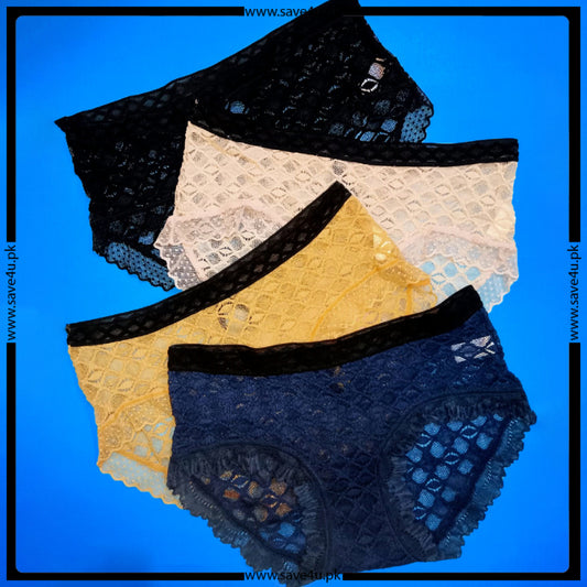 Pack of 2 Full Net See through Panties
