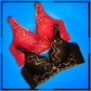 Floral Design Non Wired Double Padded Push Up Bra