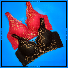 Load image into Gallery viewer, Floral Design Non Wired Double Padded Push Up Bra
