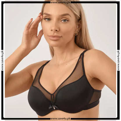 Soft Nylon Thin Padded Wired Bra