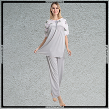 Load image into Gallery viewer, Round Neck Jersy Cotton Summer&#39;s Pajama Set
