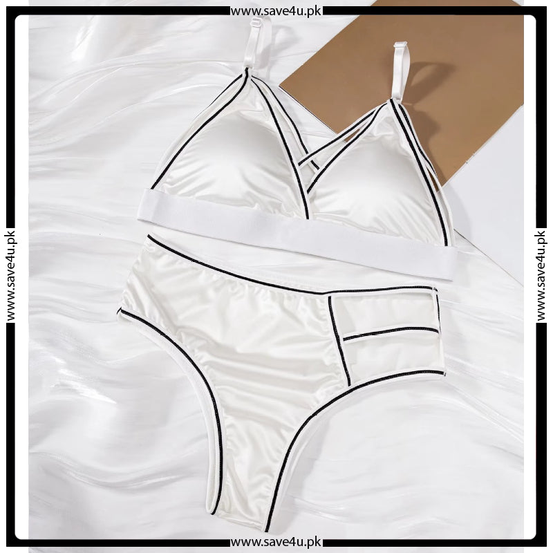 Chic Slim Fit Padded Bra with Matching Luxe Panty