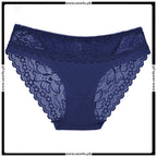 Pack of 2 Lace Trim Breathable Brief Panties