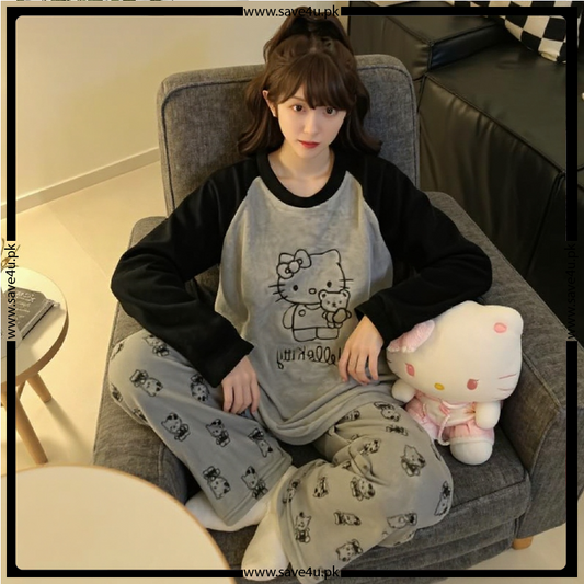 Warm Fleece Comfortable Pajama Suit