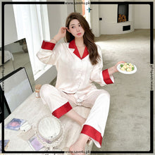 Load image into Gallery viewer, Chic Comfortable Satin Pajama Set

