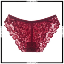 Load image into Gallery viewer, Pack of 3 Floral Design Mesh Panties
