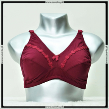 Load image into Gallery viewer, Ladies&#39;s Soft Cotton Non-Padded Wireless Comfy Bra
