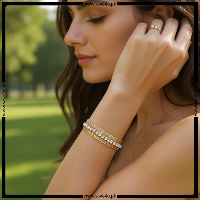 Gold Color Imported Chain Bracelet