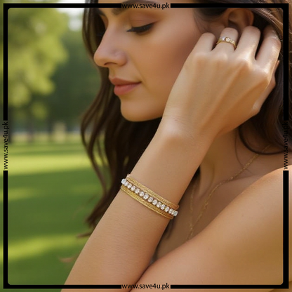 Gold Color Imported Chain Bracelet