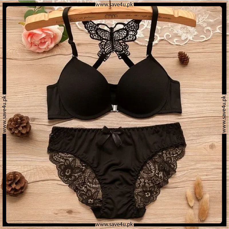 Push-up Front Open Butterfly Back Set