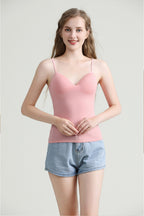 Women's Tank Tops Adjustable Strap Camisole with Built in Padded Bra