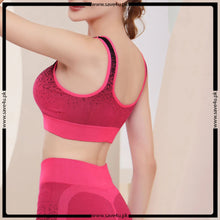 Load image into Gallery viewer, Front Open Thin Padded Sports Bra Set

