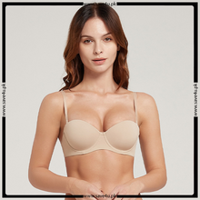 Load image into Gallery viewer, Push-Up Enhancing Padding Demi Cup Bra
