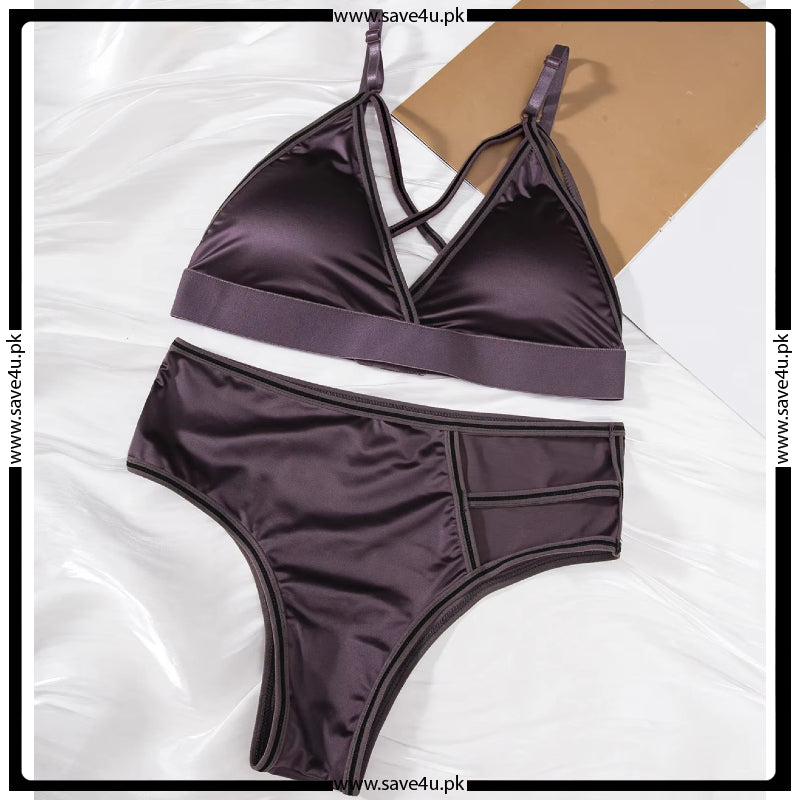 Chic Slim Fit Padded Bra with Matching Luxe Panty