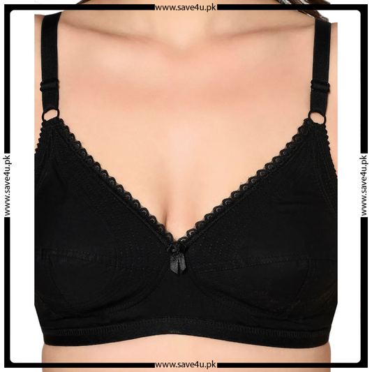 Seamless Non Wired Cotton Bra For Women (Stiff Bra)