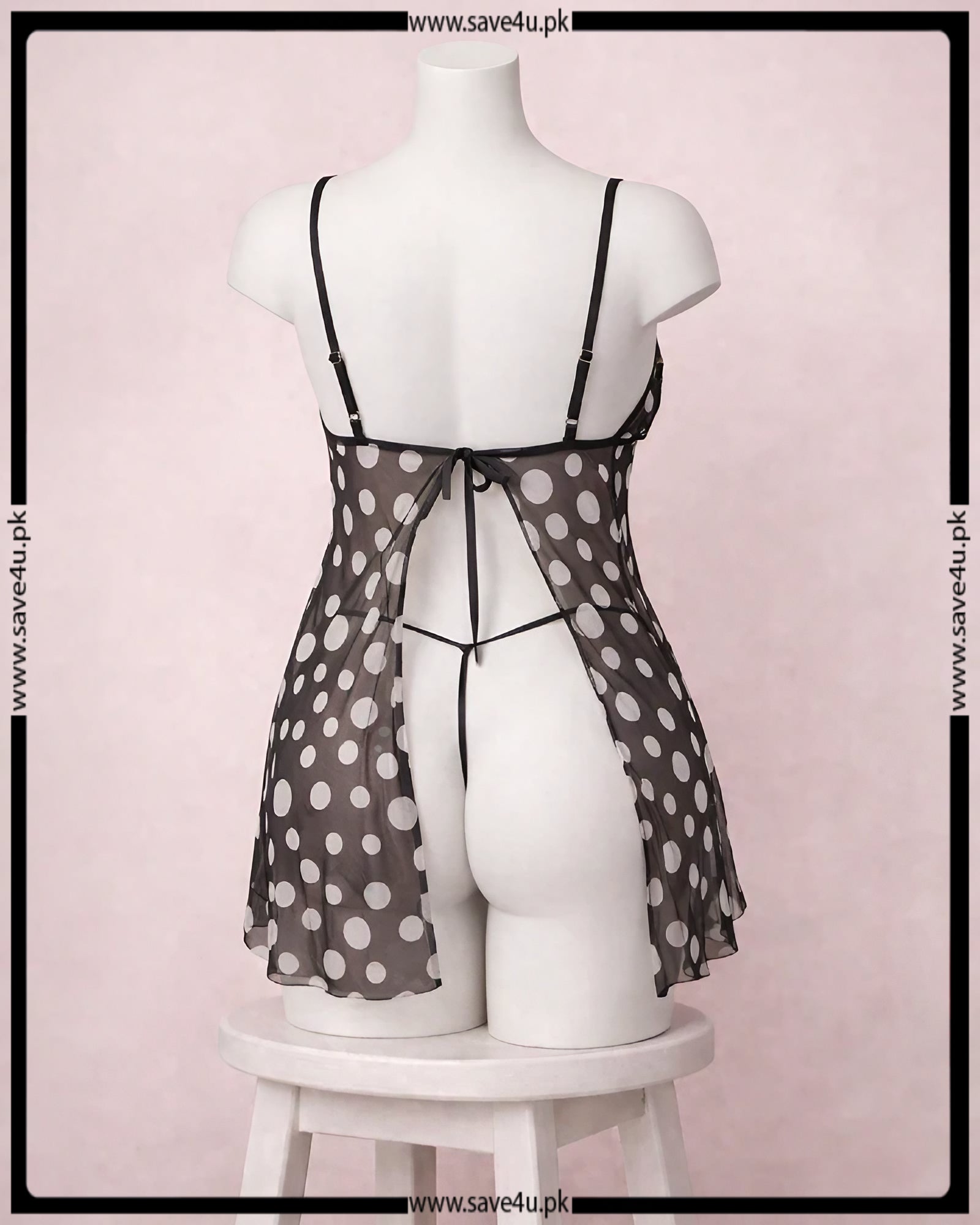 Polka Charm Delightfull Nighty