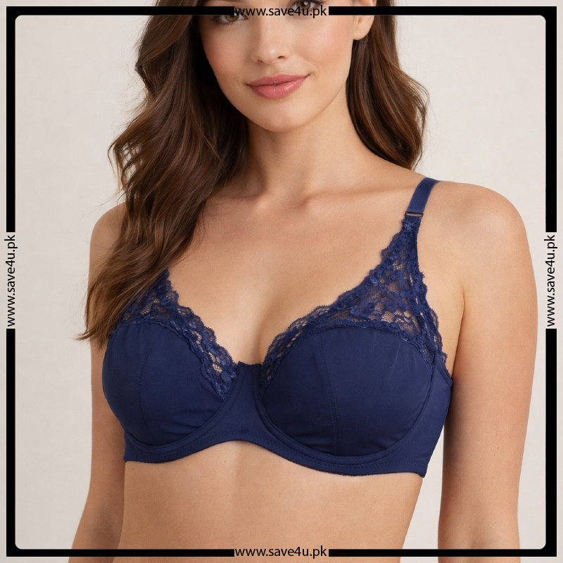 Soft Nylon Lace Underwire Bra