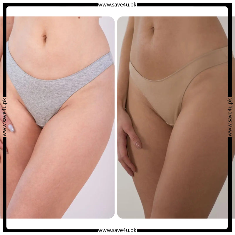 Pack of 2 Thong Soft Cotton Panties