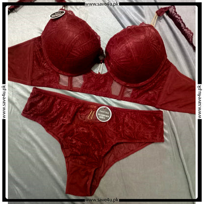 Luxe Sheer Net Seductive Bra Set