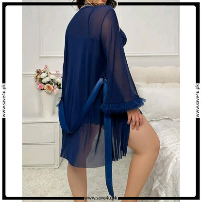 Soft Mesh 3-Piece Nightwear Set