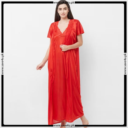Sweet Embrace Satin Nightwear