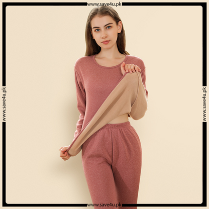 Ultra-SoftThermal Warm Fleece Pajama Suit