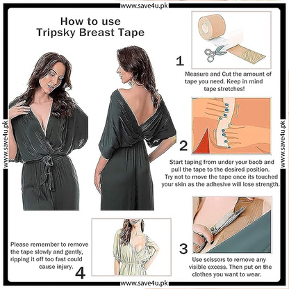 Instant Breast Lift Hypoallergenic Adhesive Tape