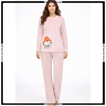 Thick Warm Cozy Pajama Suit