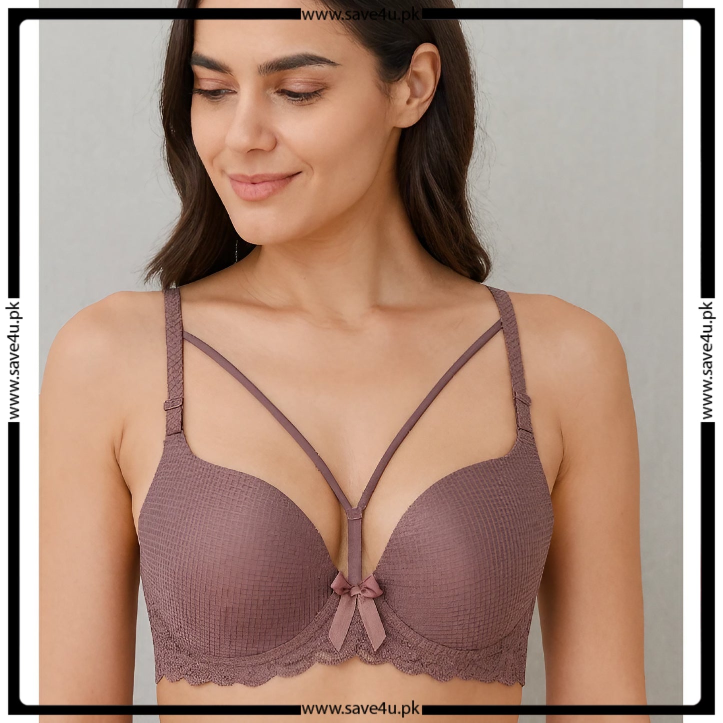 Soft Charm Strappy Push-Up Bra